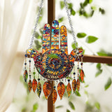 Bohemian Dream Catcher - Personalized Yoga Window Hanging Suncatcher Ornament