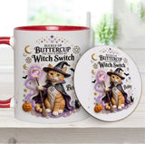 Cat Witch - Personalized Cat Accent Mug & Coaster