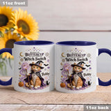 Cat Witch - Personalized Cat Accent Mug & Coaster