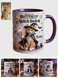 Cat Witch - Personalized Cat Accent Mug & Coaster