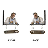 My Dental Clinic - Personalized Dentist Wooden Wall Mount Sign