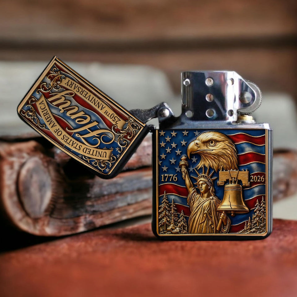 USA 250th Anniversary - Personalized Patriot Lighter