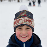 Merry Fishmas - Personalized Fishing Beanie Hat
