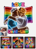 Love - Personalized LGBT Support LED Light Acrylic Sign