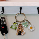Custom Any Photo - Personalized Frog Keychain With Charms