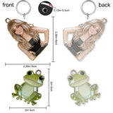 Custom Any Photo - Personalized Frog Keychain With Charms
