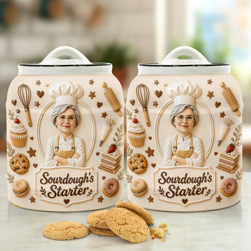 Baker Gift Idea - Personalized Baking Cookie Jar