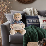A Letter From Heaven - Personalized Memorial Faux Fur Shaped Pillow