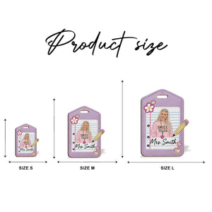 Back To School Gift For Teacher - Personalized Teacher Luggage Tag