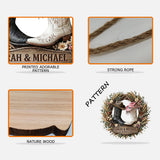 Cowboy & Cowgirl Couple. Western House Decoration - Personalized Western Outfit Custom Shaped Wood Sign