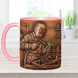 Strongest Welder - Personalized Welder Accent Mug
