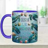 Turtle Lovers - Personalized Turtle Accent Mug