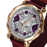 Skull And Roses - Personalized Skull Women Hand Watch