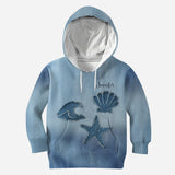 Denim Sea Life - Personalized Sea Lover All Over Shirt