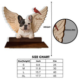 You Left Paw Prints On Our Hearts - Personalized Dog Wooden Floating Shelf