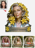 Custom Any Photo My Beautiful Garden - Personalized Gardening Cut Metal Sign