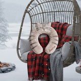Cute Animal Travel Pillow - Personalized Cat Premium Faux Fur Pillow