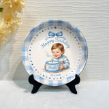 Beautiful Birthday Gift - Personalized Birthday Ceramic Round Plate