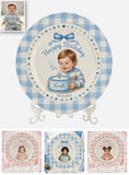 Beautiful Birthday Gift - Personalized Birthday Ceramic Round Plate
