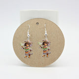 Custom Any Photo, Cinco De Mayo Earrings for Women - Personalized Dog Earrings