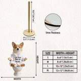 Let That Shit Go - Personalized Dog Paper Towel Stand