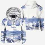 Beachy Vibe - Personalized Sea Lover All Over Shirt