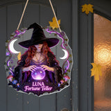 Witch's Room Decoration - Personalized Witch LED Light Acrylic Sign