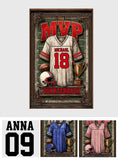 Gift For Football Son/ Daughter - Personalized Football Canvas And Poster