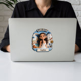 Just A Girl Who Loves Travelling - Personalized Travelling Magnet