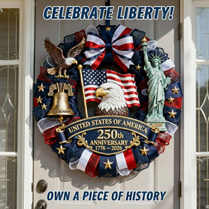 US 250th Anniversary - Personalized Patriot Custom Shaped Wood Sign