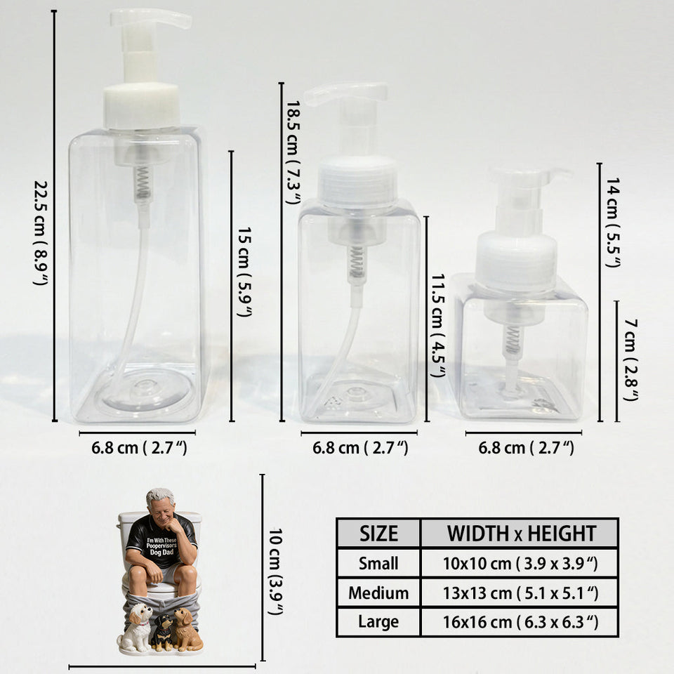 Funny Dog Dad/ Dog Mom Moment - Personalized Dog Pump Dispenser