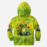 Just A Girl Who Love Frogs - Personalized Frog Hoodie and Leggings