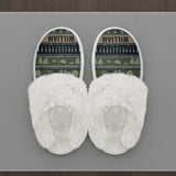 Hooked on Fishing - Personalized Fishing Slippers With Fur Lining