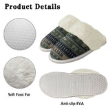 Hooked on Fishing - Personalized Fishing Slippers With Fur Lining