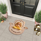 Please Be Mindful - Personalized Yoga Non-Slip Tufted Rug