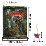 24 Dinosaurs Species Gift For Boys - Personalized Kid Advent Calendar With Ornaments