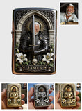 Knight Of God - Personalized Christian Lighter