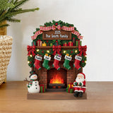 Merry Christmas - Personalized Family Custom Shaped Acrylic Plaque
