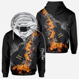 Blazing Guitar - Personalized Guitar All Over Shirt