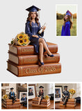 Look Who's Graduated - Personalized Graduation Custom Shaped Wood Plaque