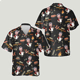 Papa's Grilling Shirt - Personalized Father Hawaiian Shirt