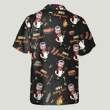 Papa's Grilling Shirt - Personalized Father Hawaiian Shirt