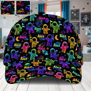 Astronauts Suitable for Kids to Go Out with Outdoor - Personalized Kid Classic Cap