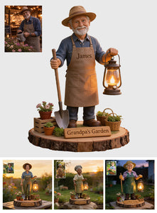 Secret Garden - Personalized Gardening Solar Acrylic Light