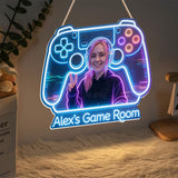 Gamer Room Decoration - Personalized Video Game LED Light Acrylic Sign