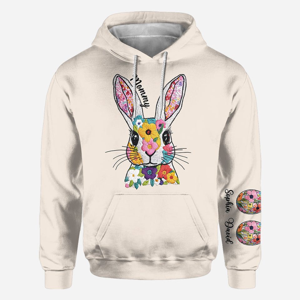Mama's Bunny Gift For Mom, Grandma,... - Personalized Mother All Over Shirt