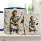 Best Time Of Day - Personalized Father Accent Mug & Coaster