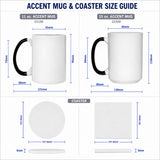 Best Time Of Day - Personalized Father Accent Mug & Coaster