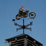 Biker Gift, Motorbike Lovers Gift - Personalized Biker Weather Vane