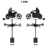 Biker Gift, Motorbike Lovers Gift - Personalized Biker Weather Vane